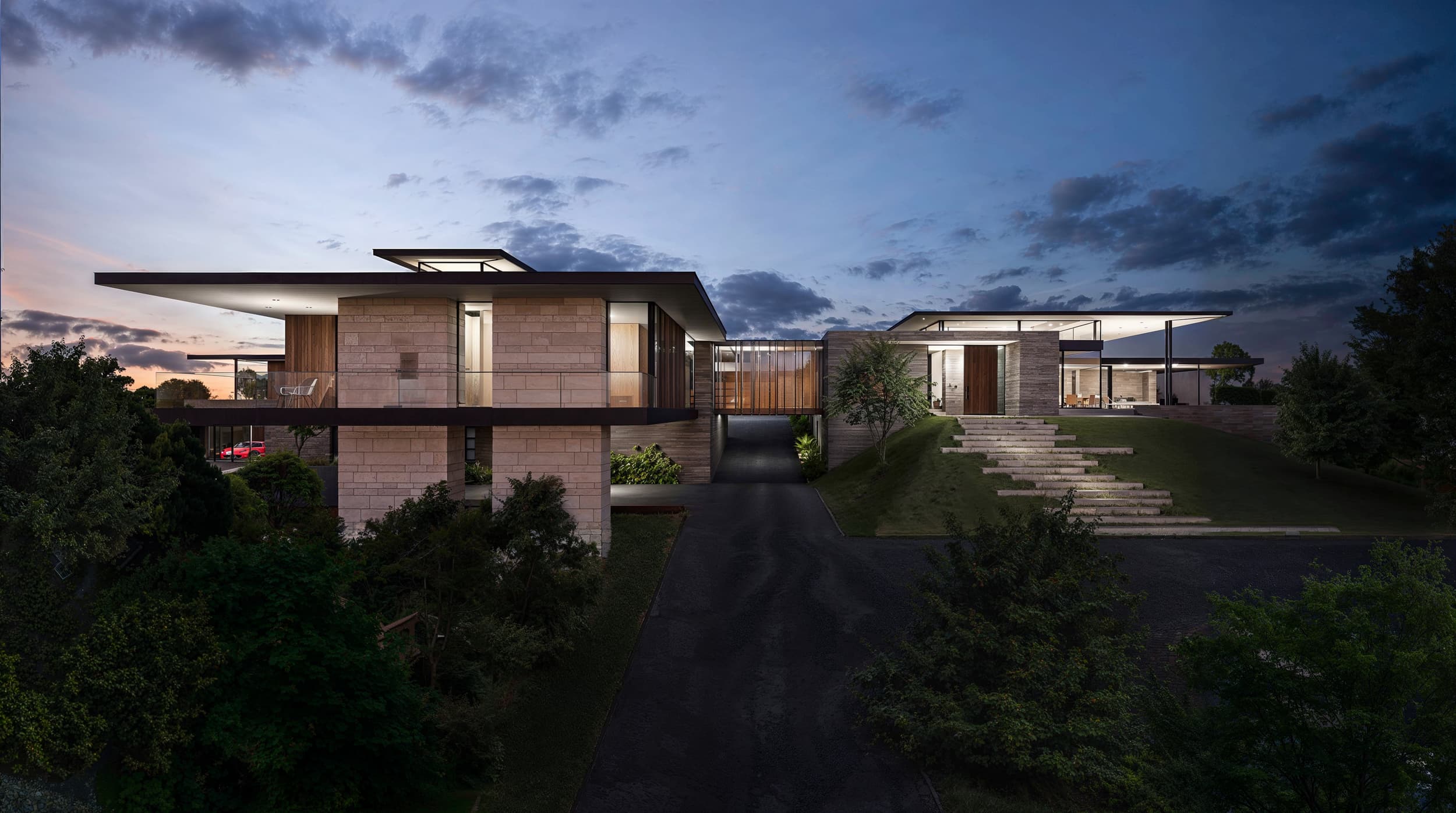 Bexar Hilltop Estate - Overall Render; A Parallel Architecture