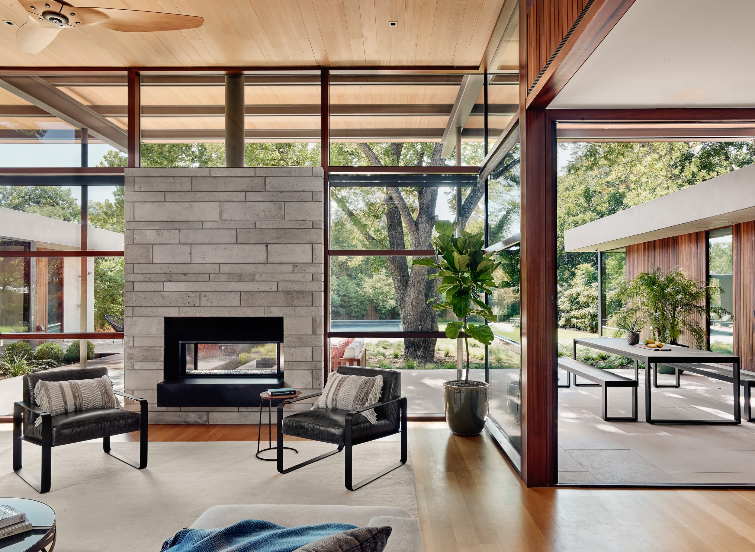 Canopy House - Living Room; A Parallel Architecture
