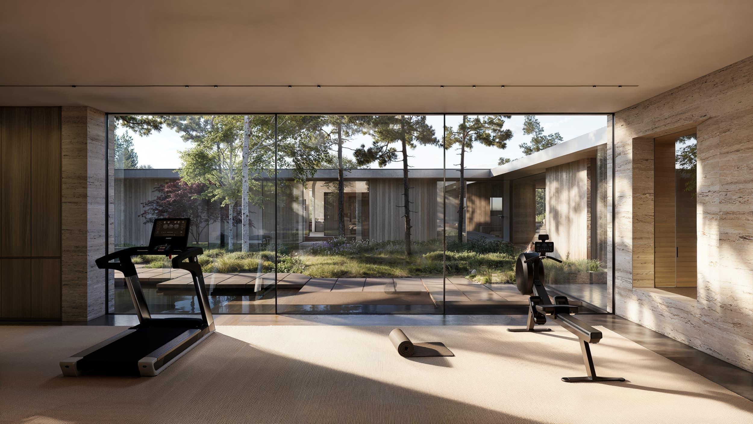 Industria Ranch - Fitness Area; A Parallel Architecture