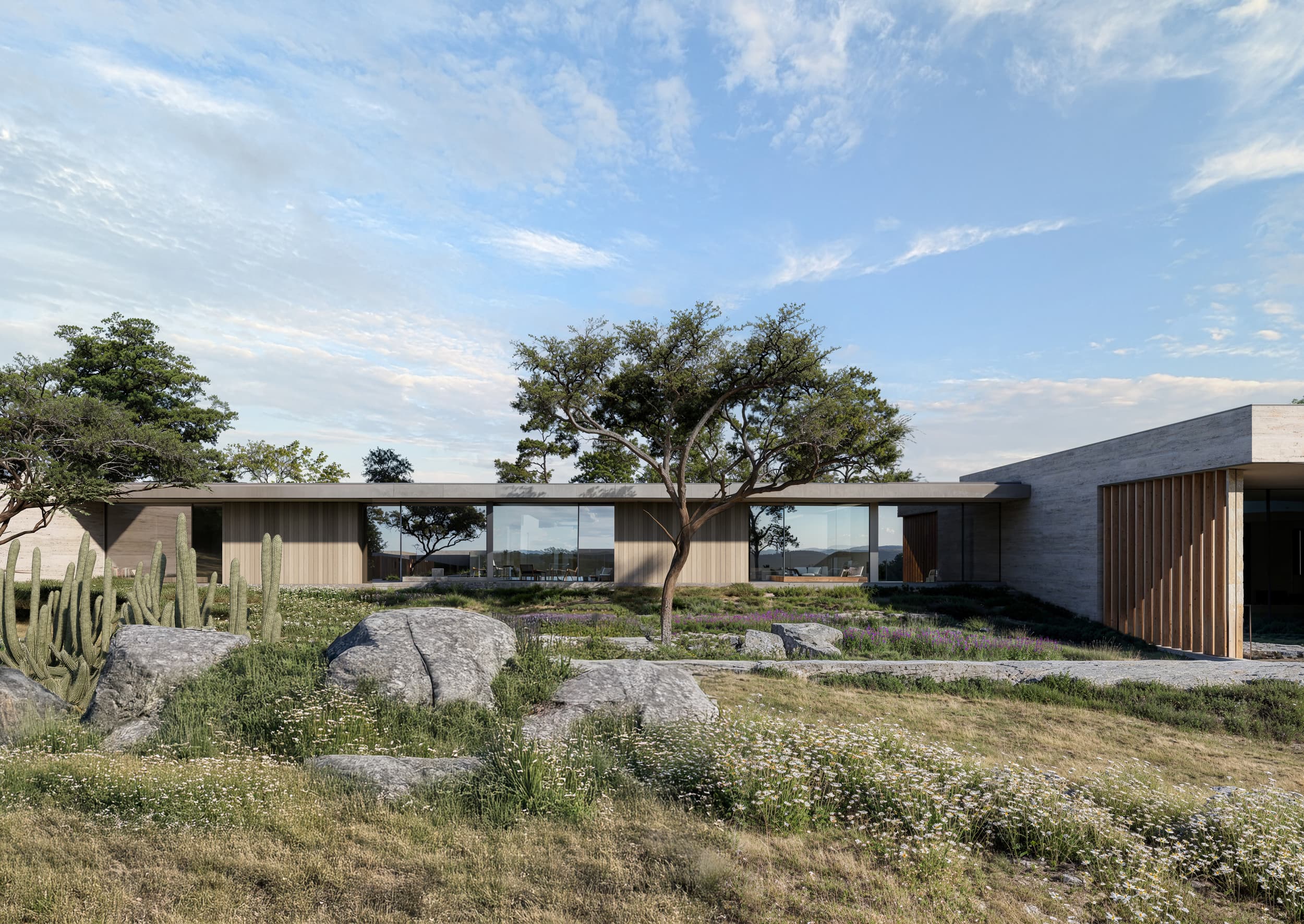 Industria Ranch - Side yard; A Parallel Architecture