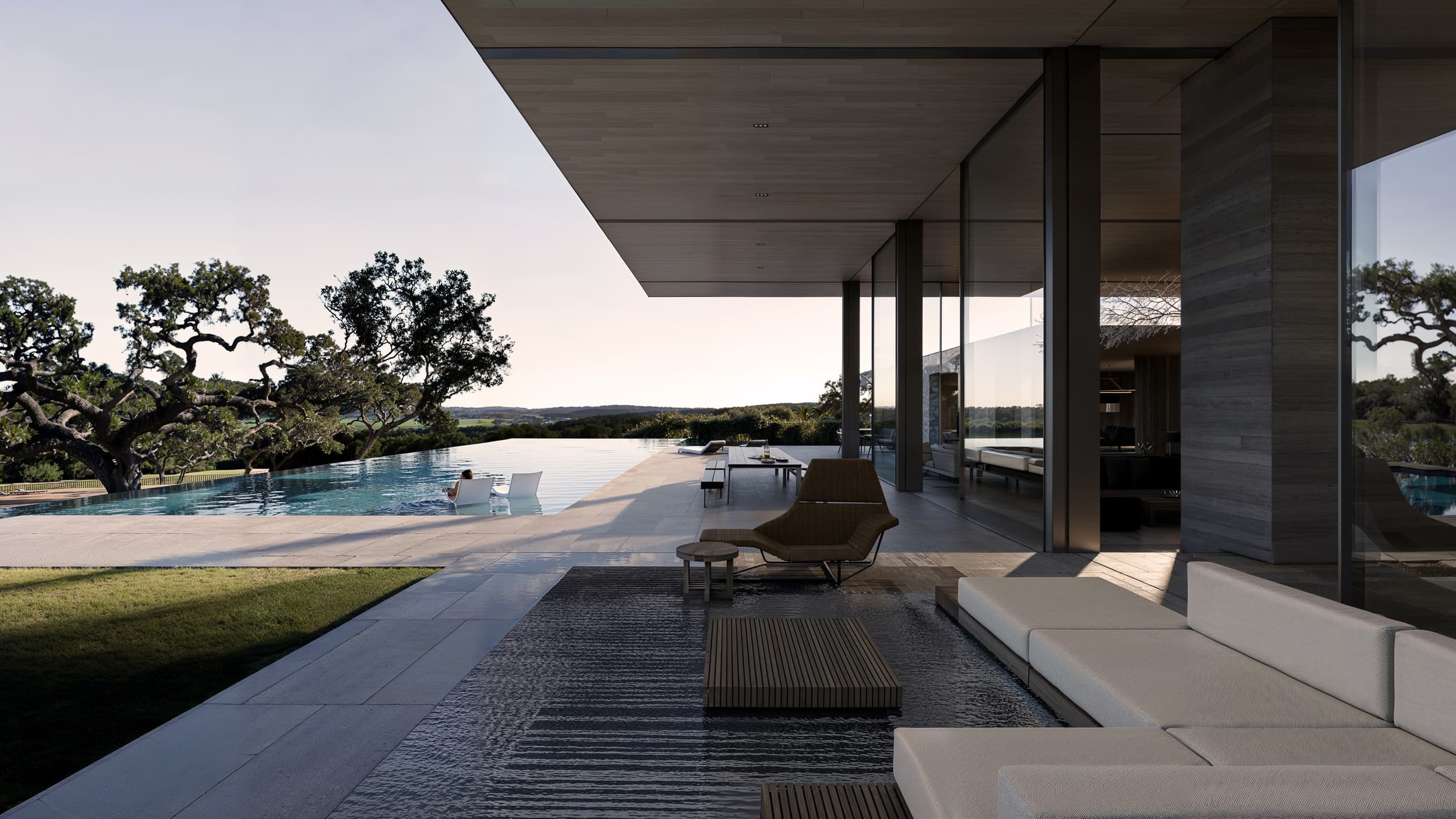 Industria Ranch - Back Patio; A Parallel Architecture