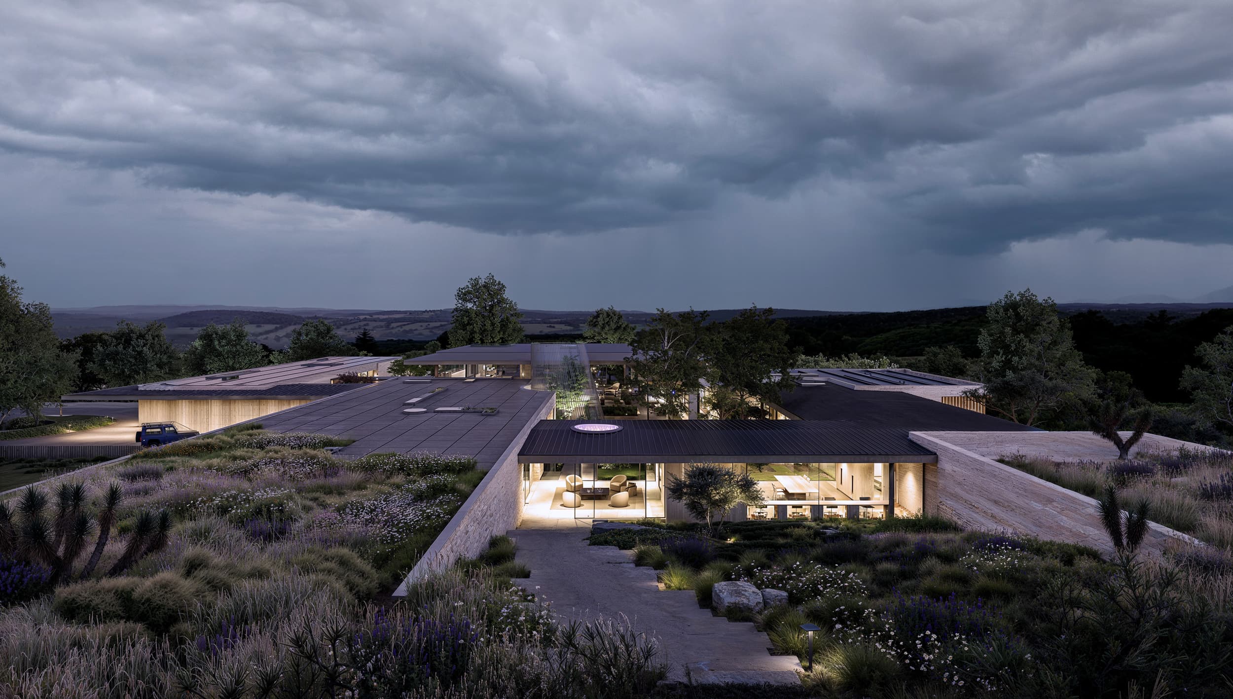 Industria Ranch - Perspective Render; A Parallel Architecture