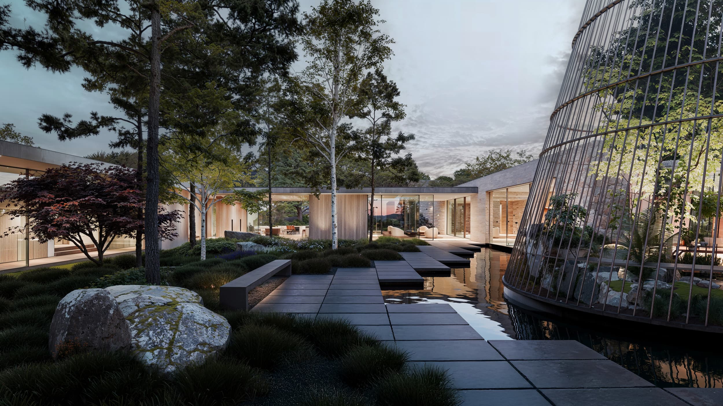 Industria Ranch - Courtyard; A Parallel Architecture