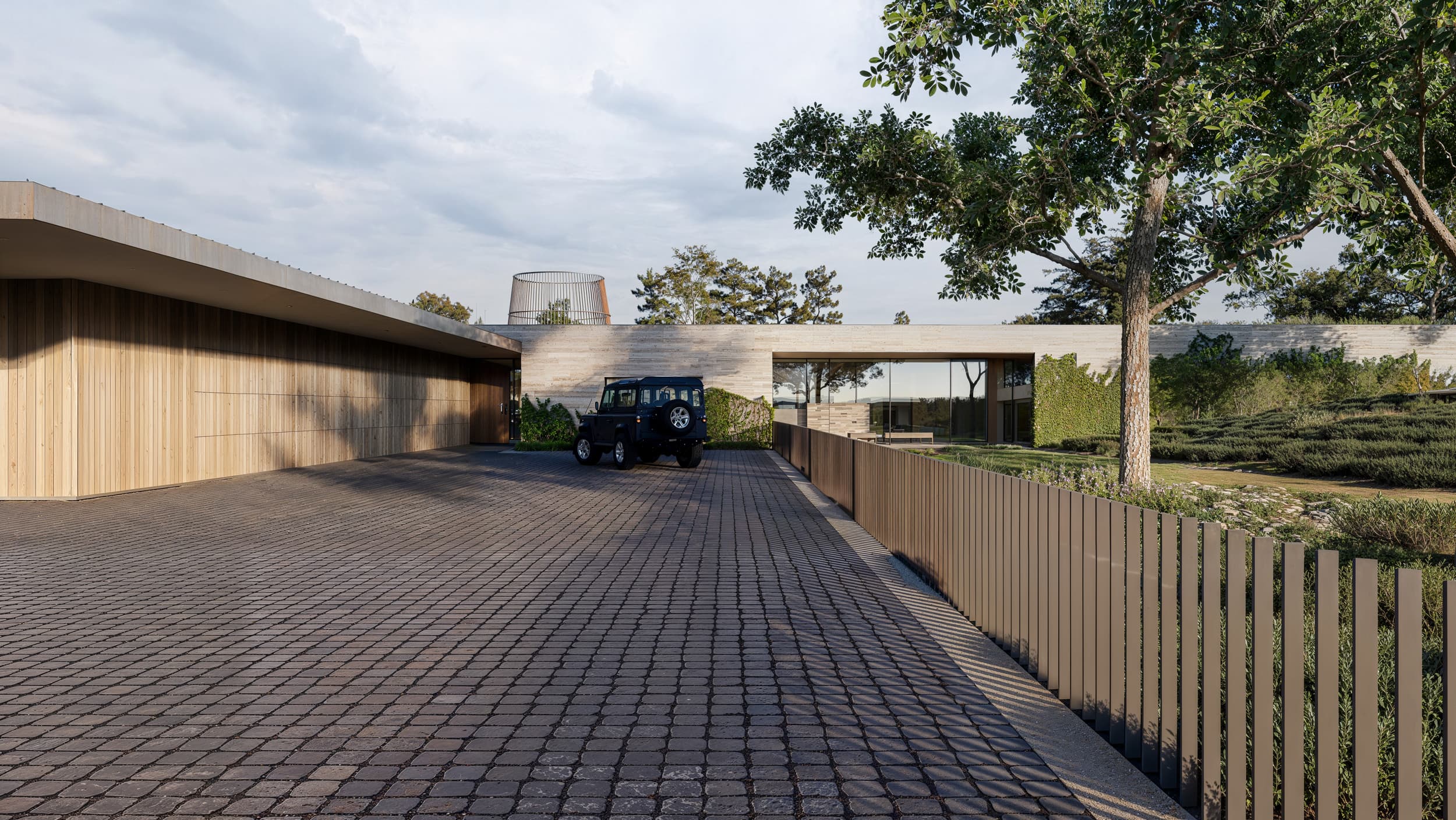 Industria Ranch - Entry Drive; A Parallel Architecture