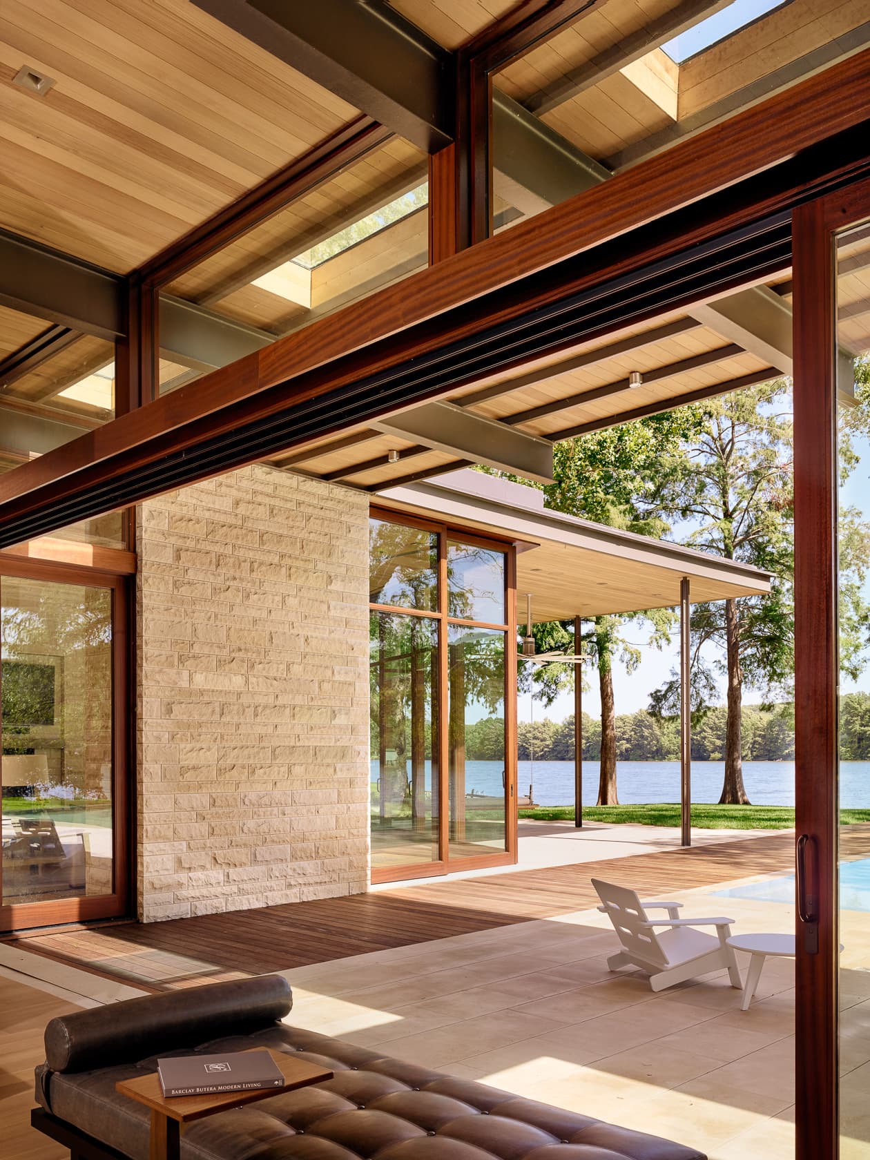 Lake Austin Residence - Patio View; A Parallel Architecture