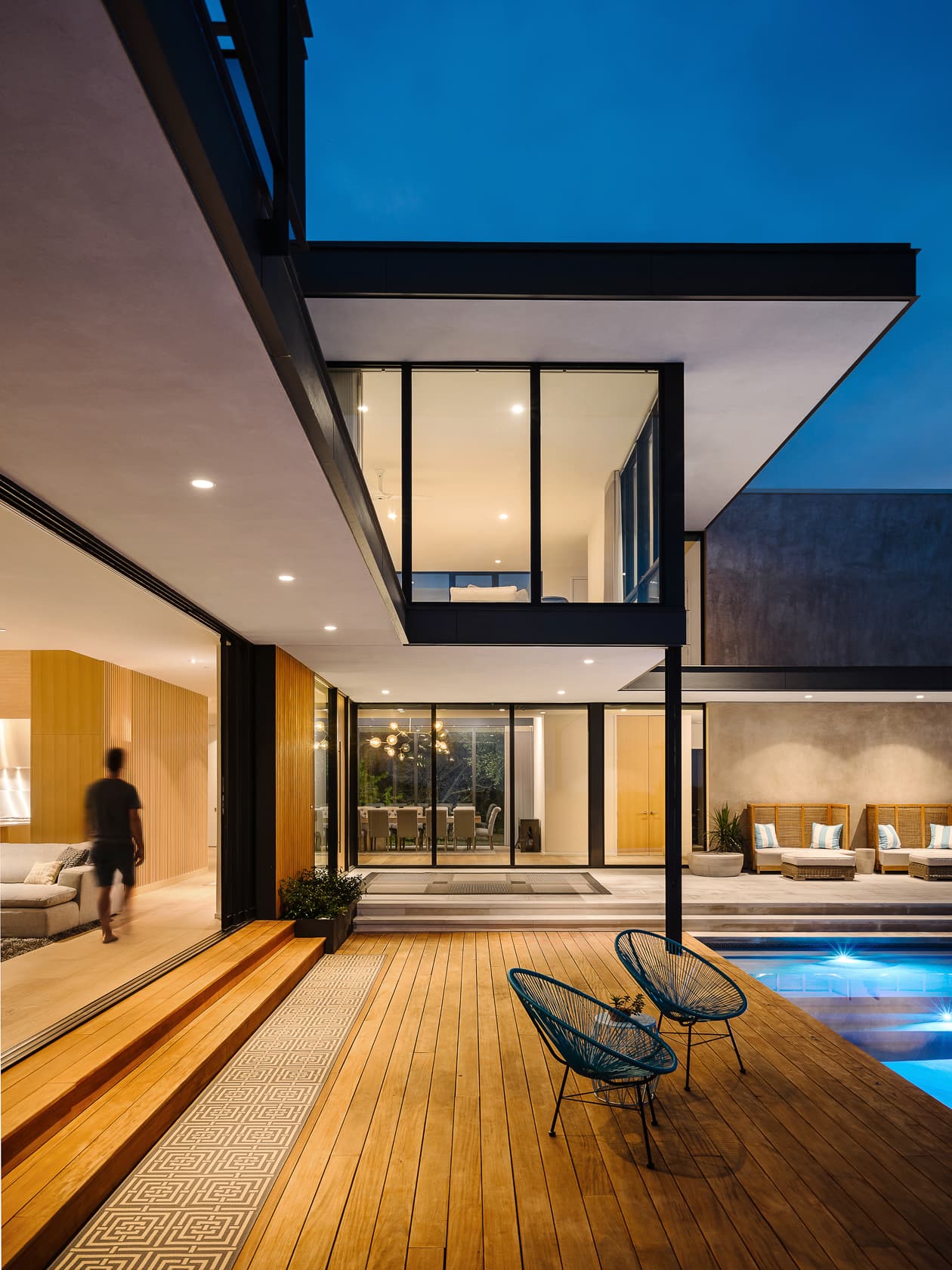 Mt Larson Residence - Back Patio; A Parallel Architecture