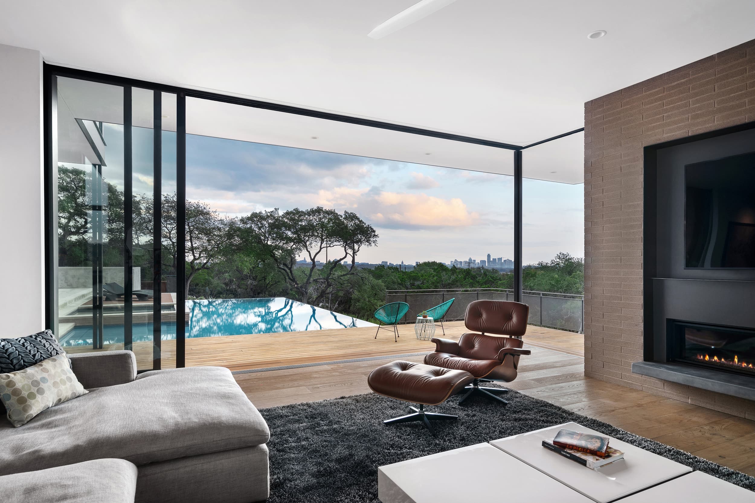 Mt Larson Residence - Living Room; A Parallel Architecture