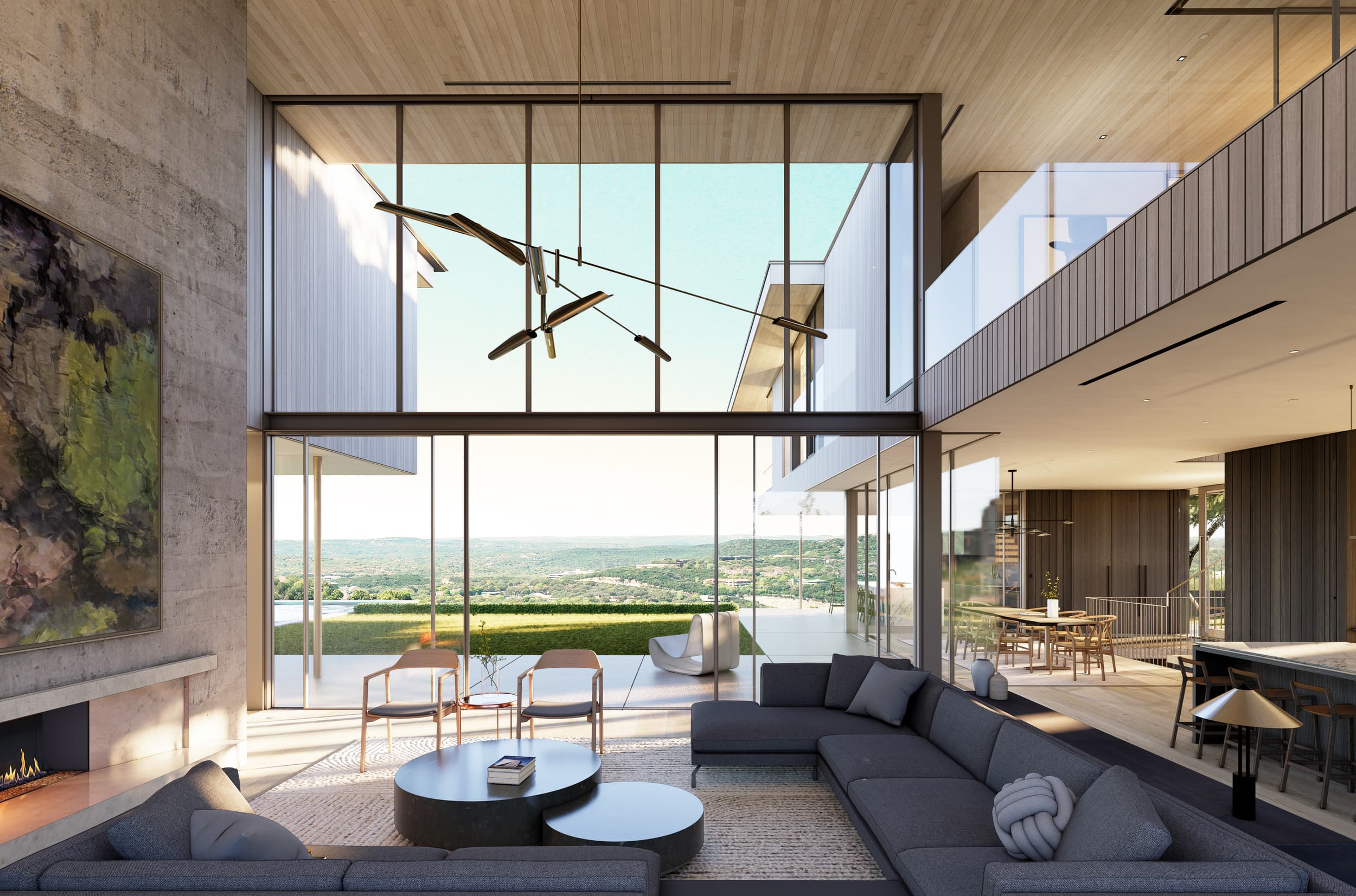 Nob Hill Residence - Living Room; A Parallel Architecture
