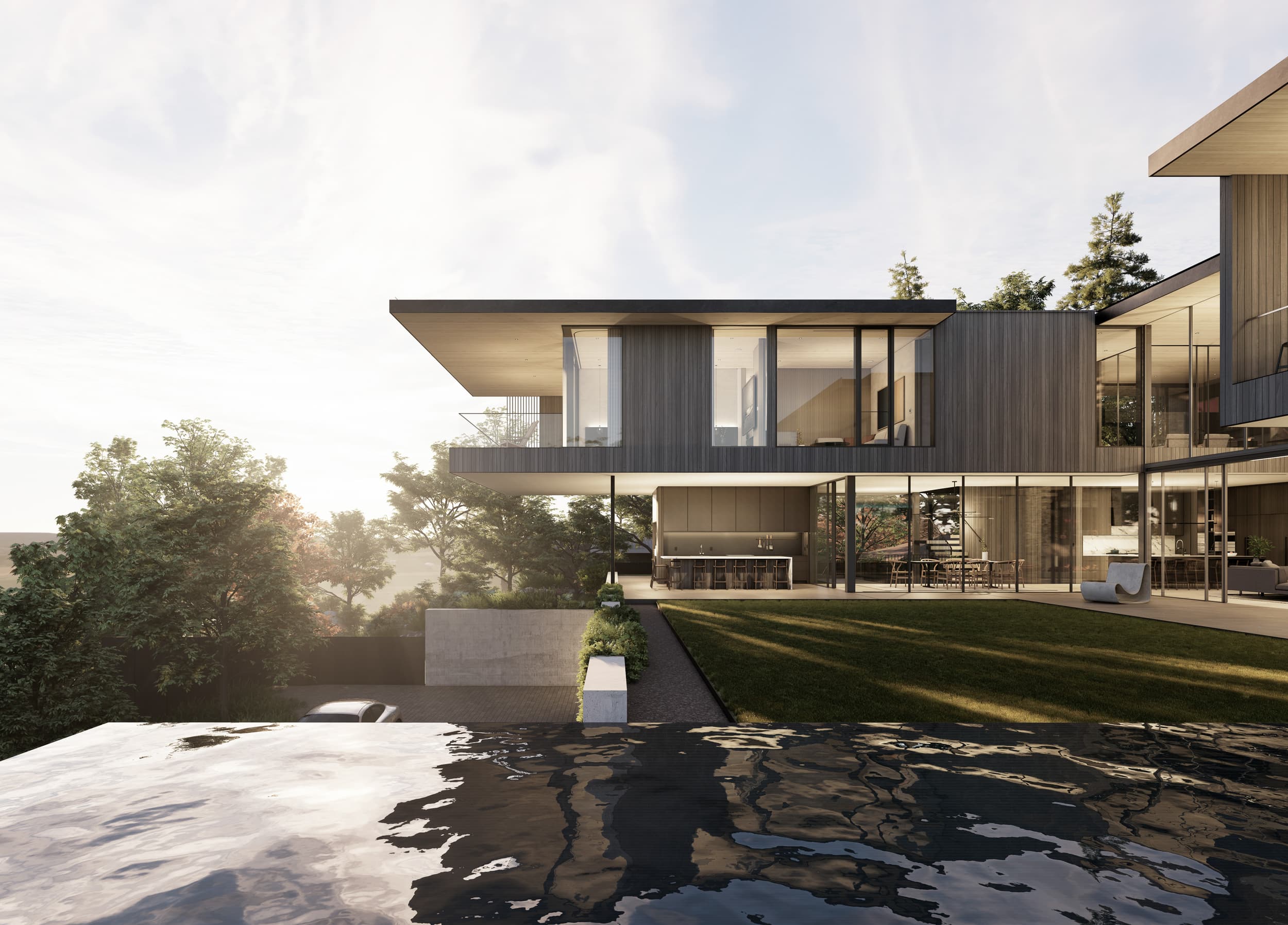 Nob Hill Residence - Pool; A Parallel Architecture
