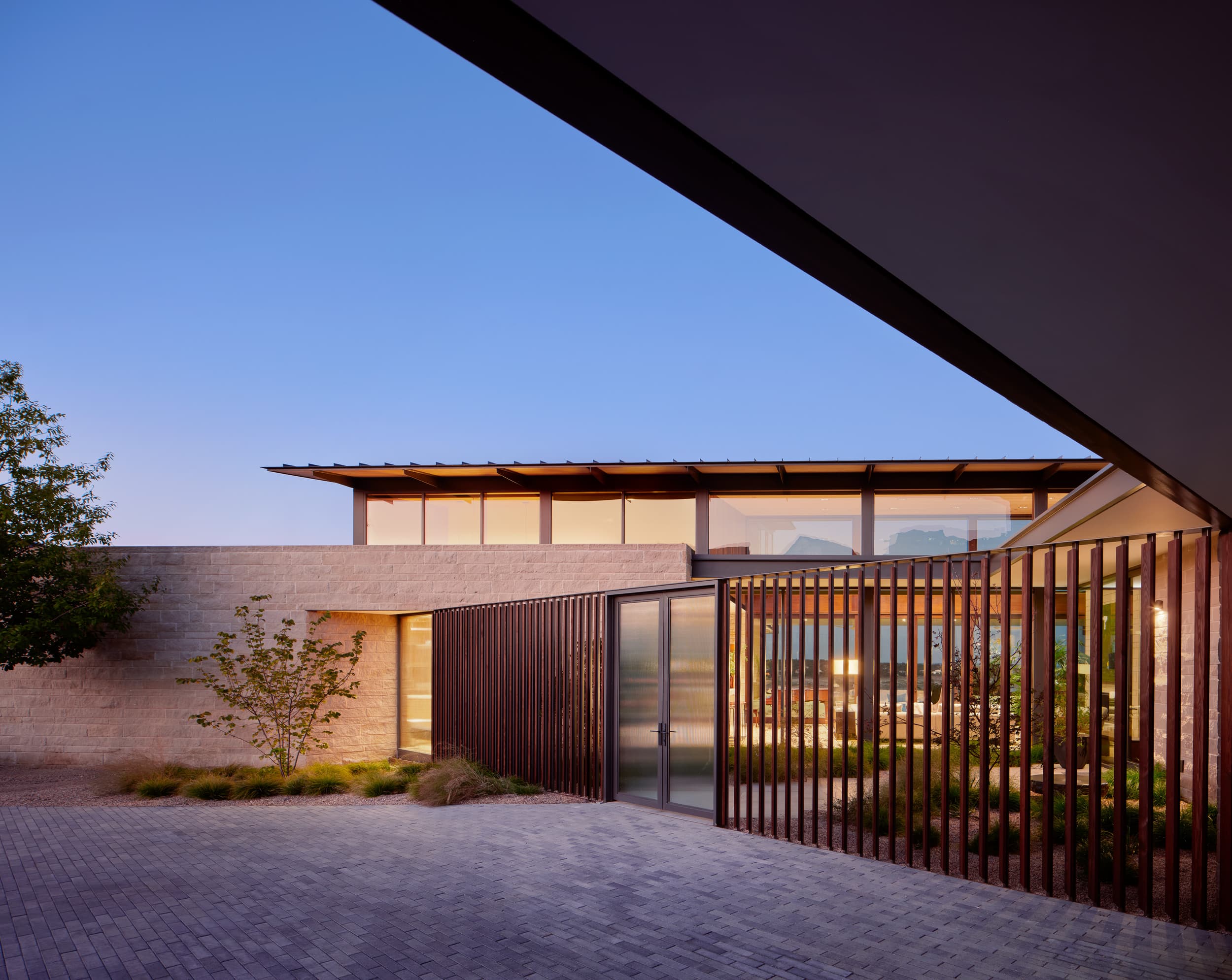Overlook House - Front Gate; A Parallel Architecture