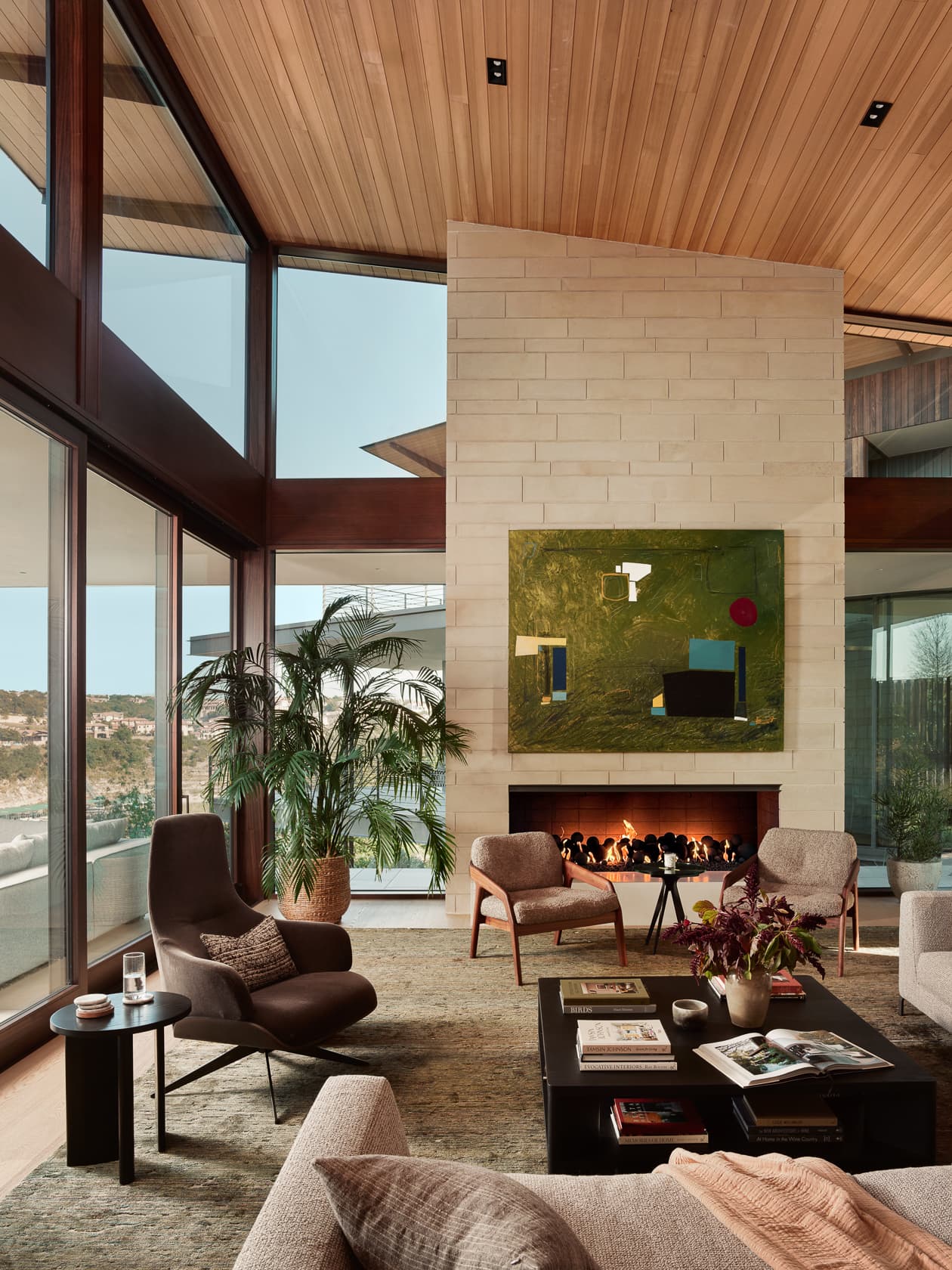 Overlook House - Living Room; A Parallel Architecture