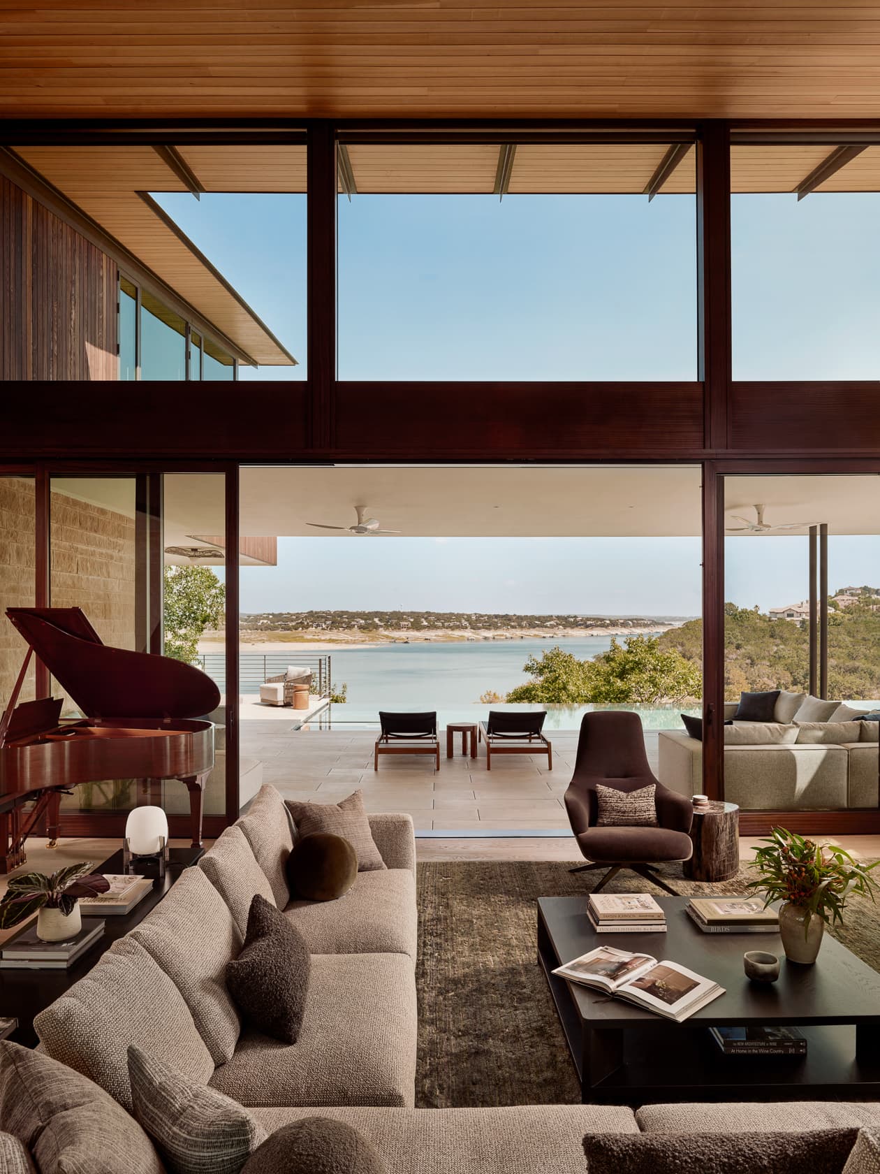 Overlook House - Living Room; A Parallel Architecture