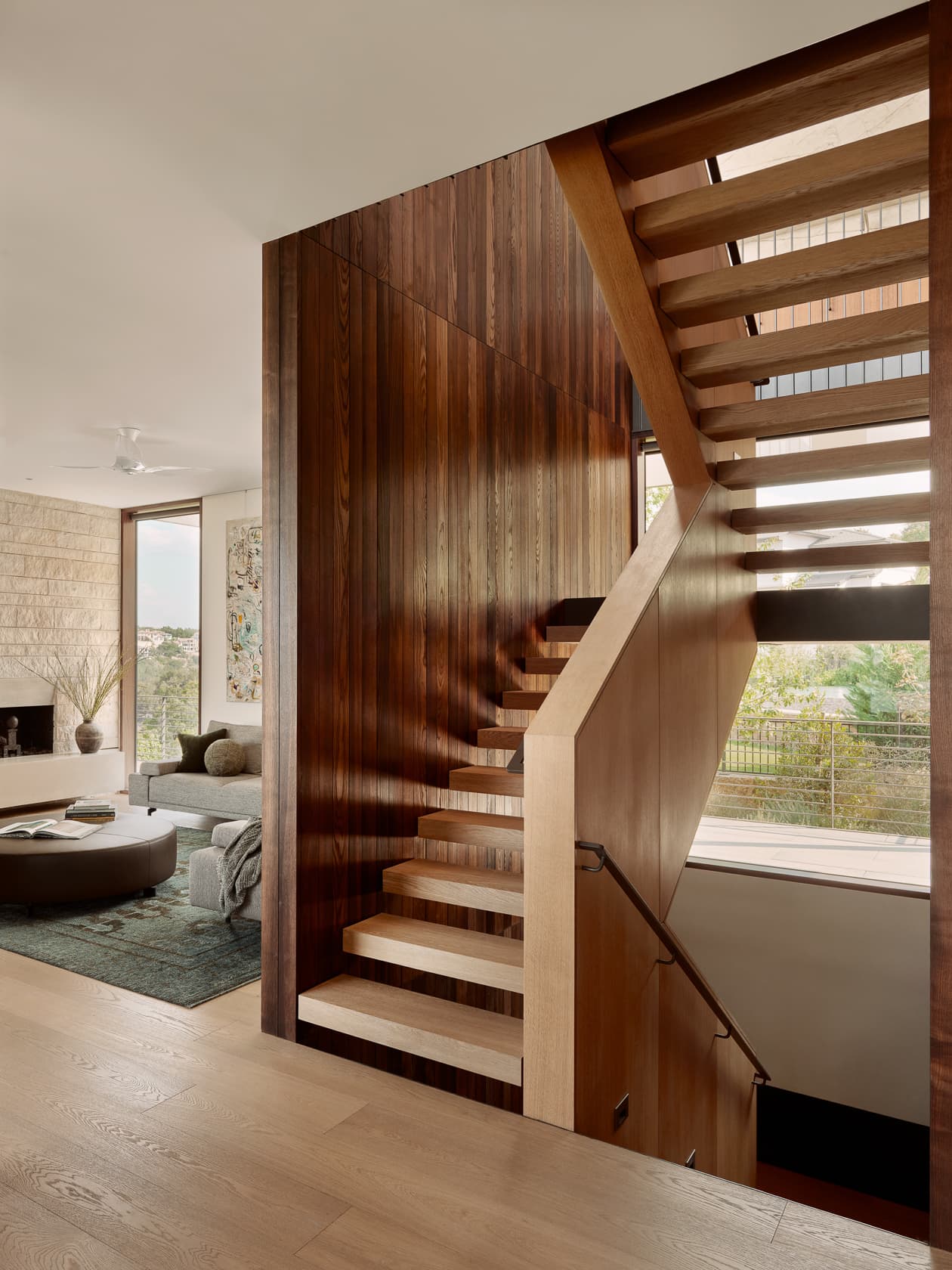 Overlook House - Staircase; A Parallel Architecture