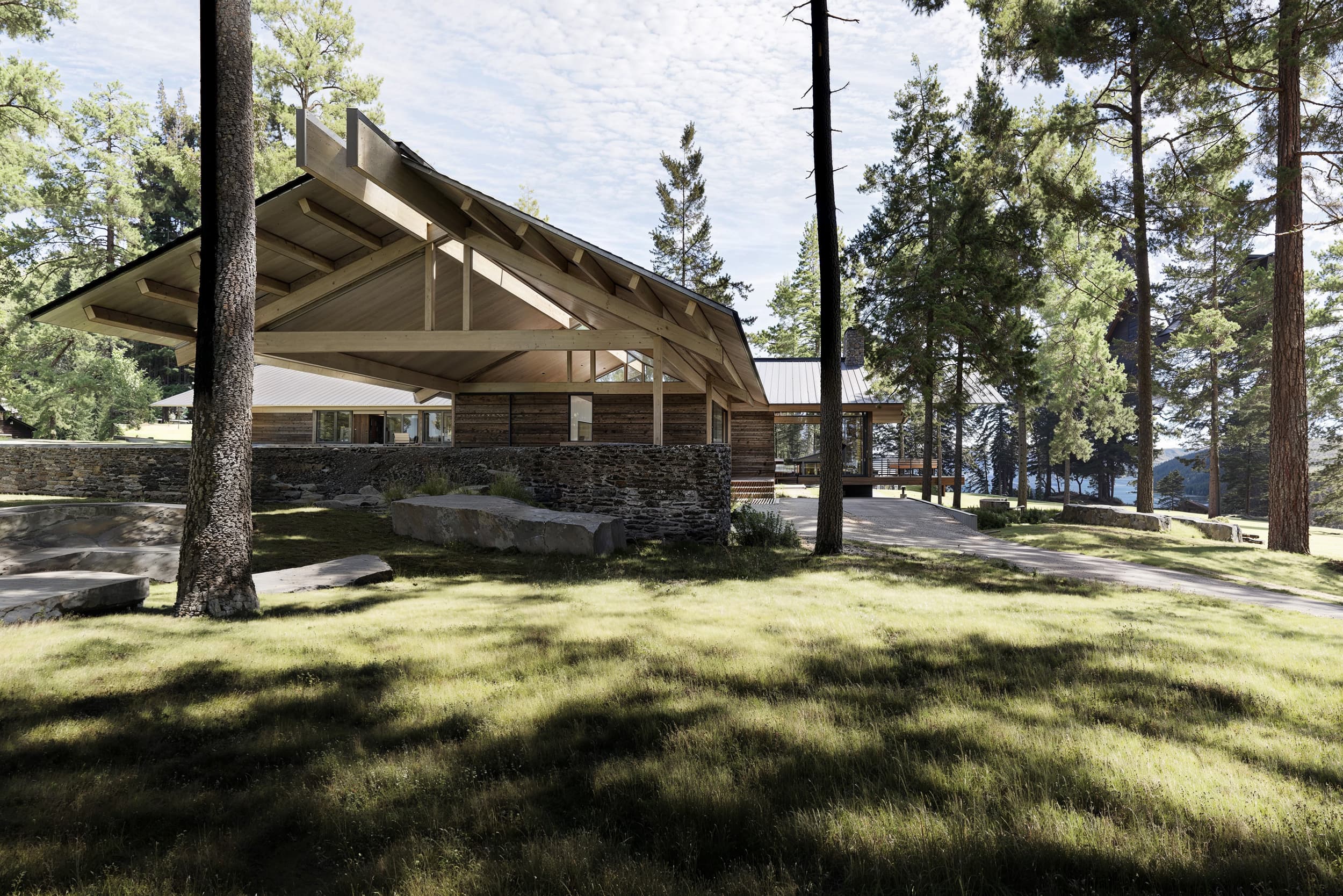 Puget Sound Retreat - Side Yard; A Parallel Architecture