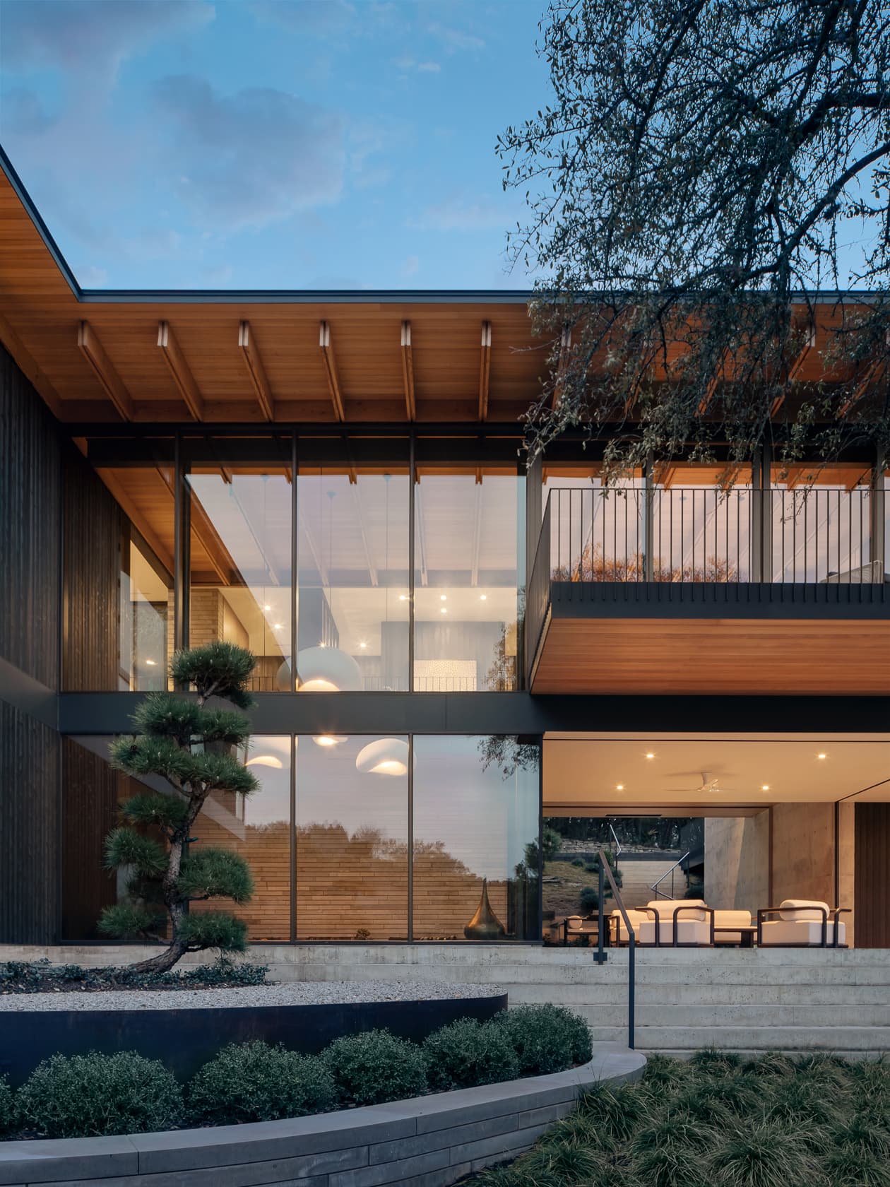Terrace Mountain Residence - Backyard; A Parallel Architecture