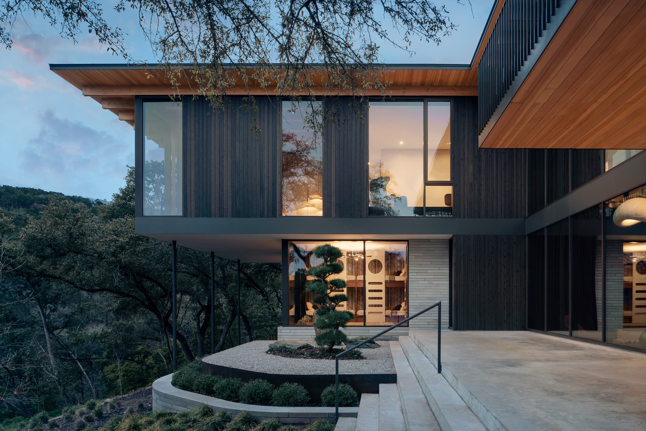 Terrace Mountain Residence - Backyard; A Parallel Architecture