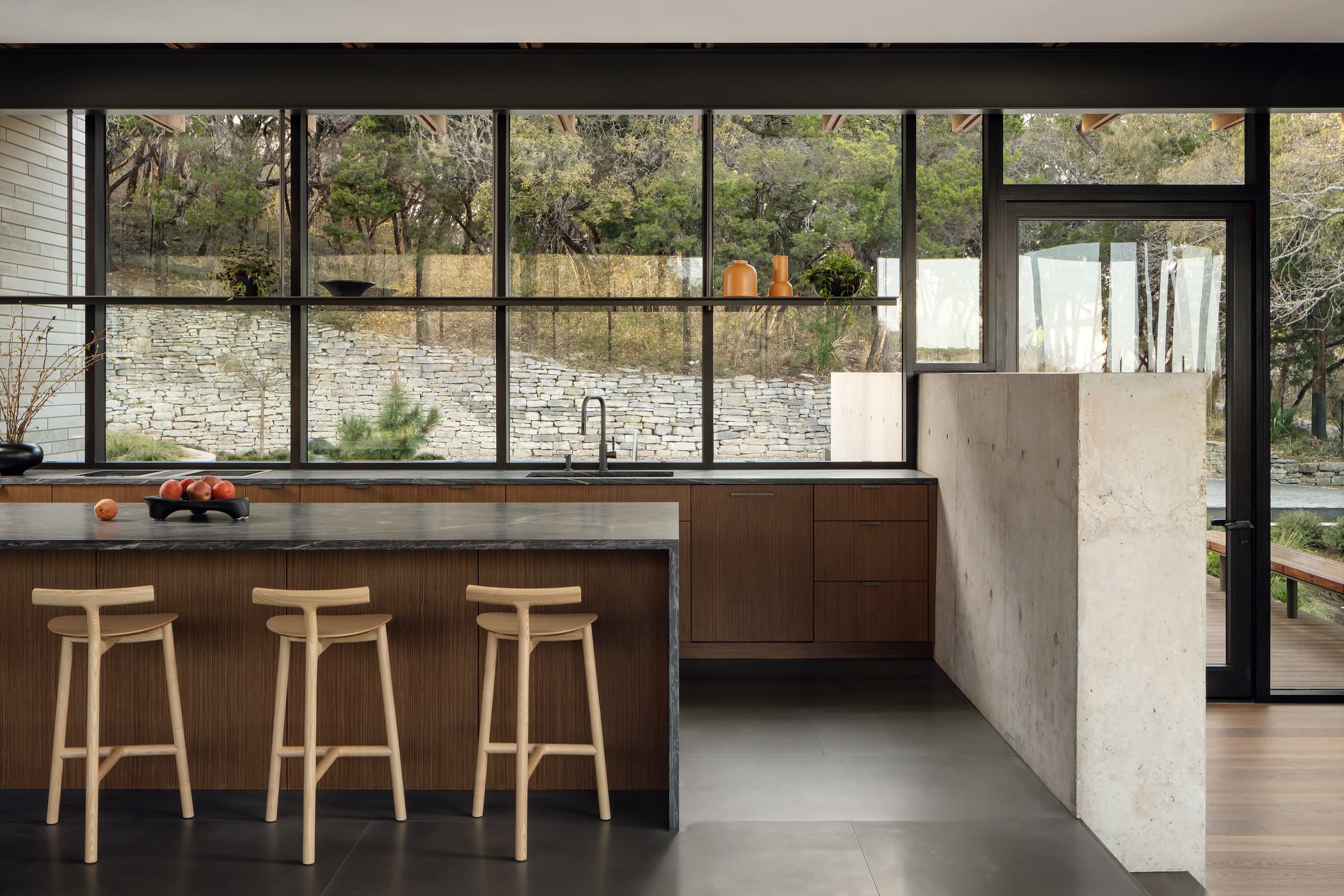 Terrace Mountain Residence - Kitchen; A Parallel Architecture