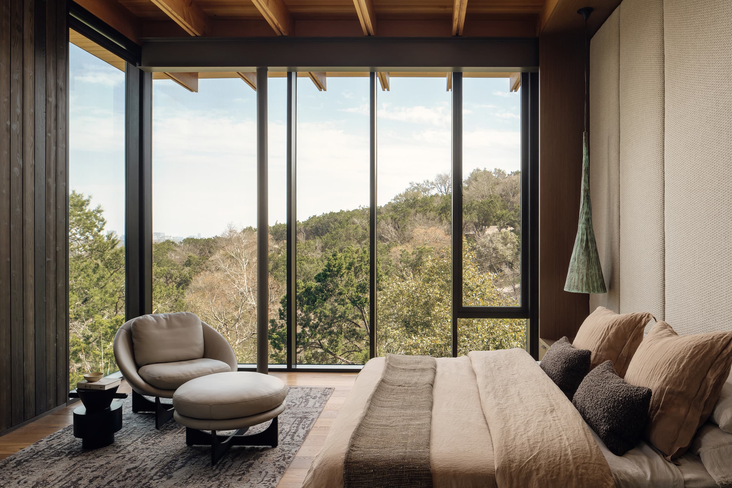 Terrace Mountain Residence - Primary Bedroom; A Parallel Architecture