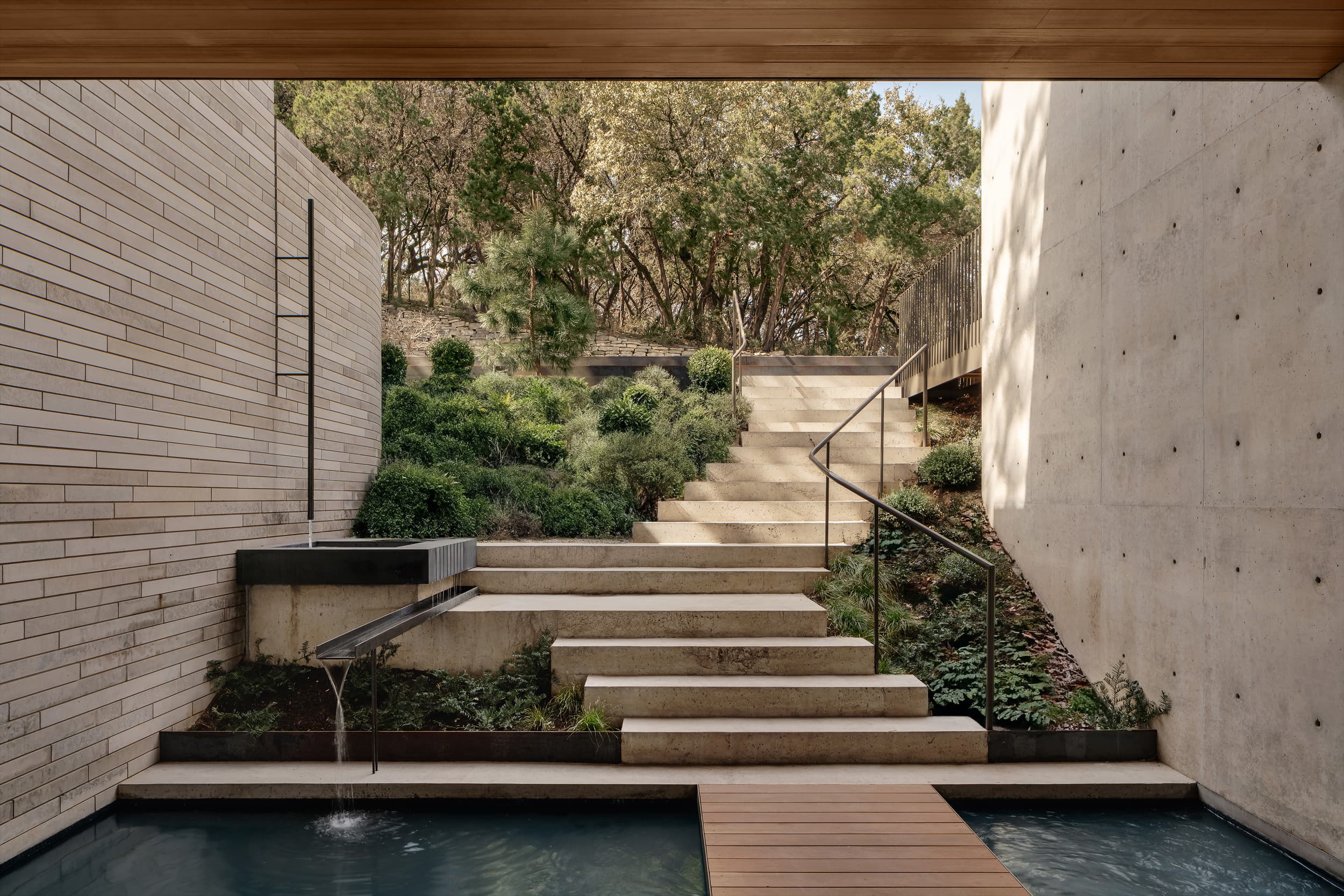 Terrace Mountain Residence - Patio; A Parallel Architecture