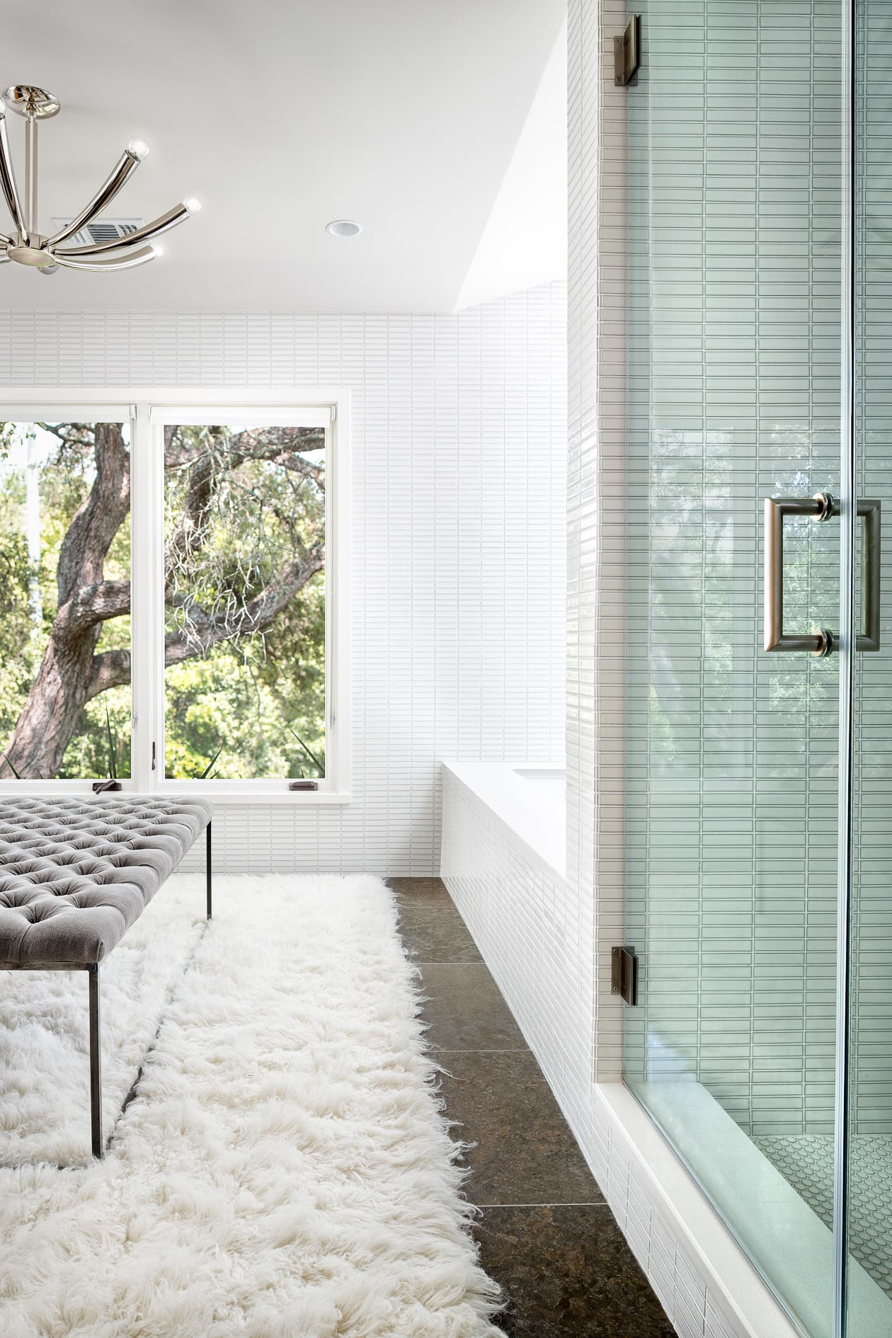 Three Courts Residence - Primary Bathroom; A Parallel Architecture