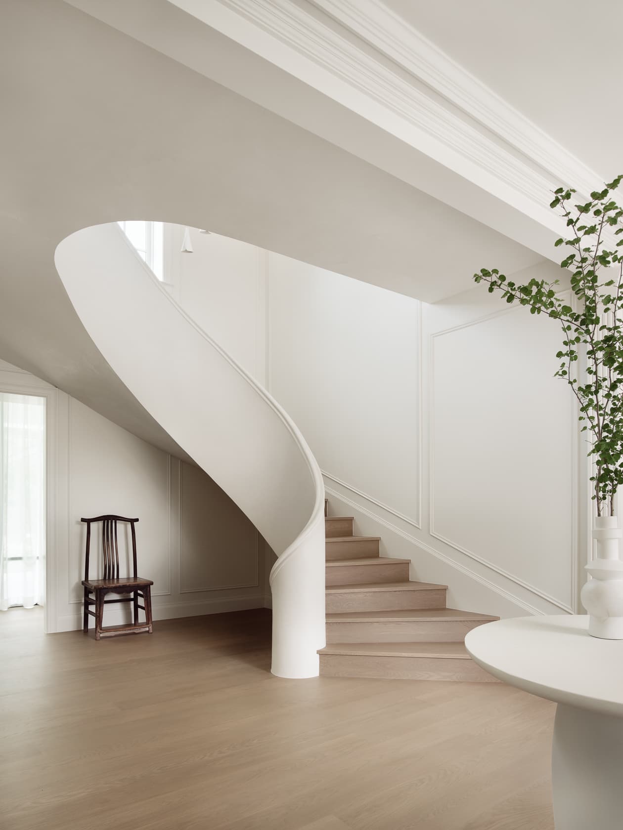 West Lynn Residence - Staircase; A Parallel Architecture
