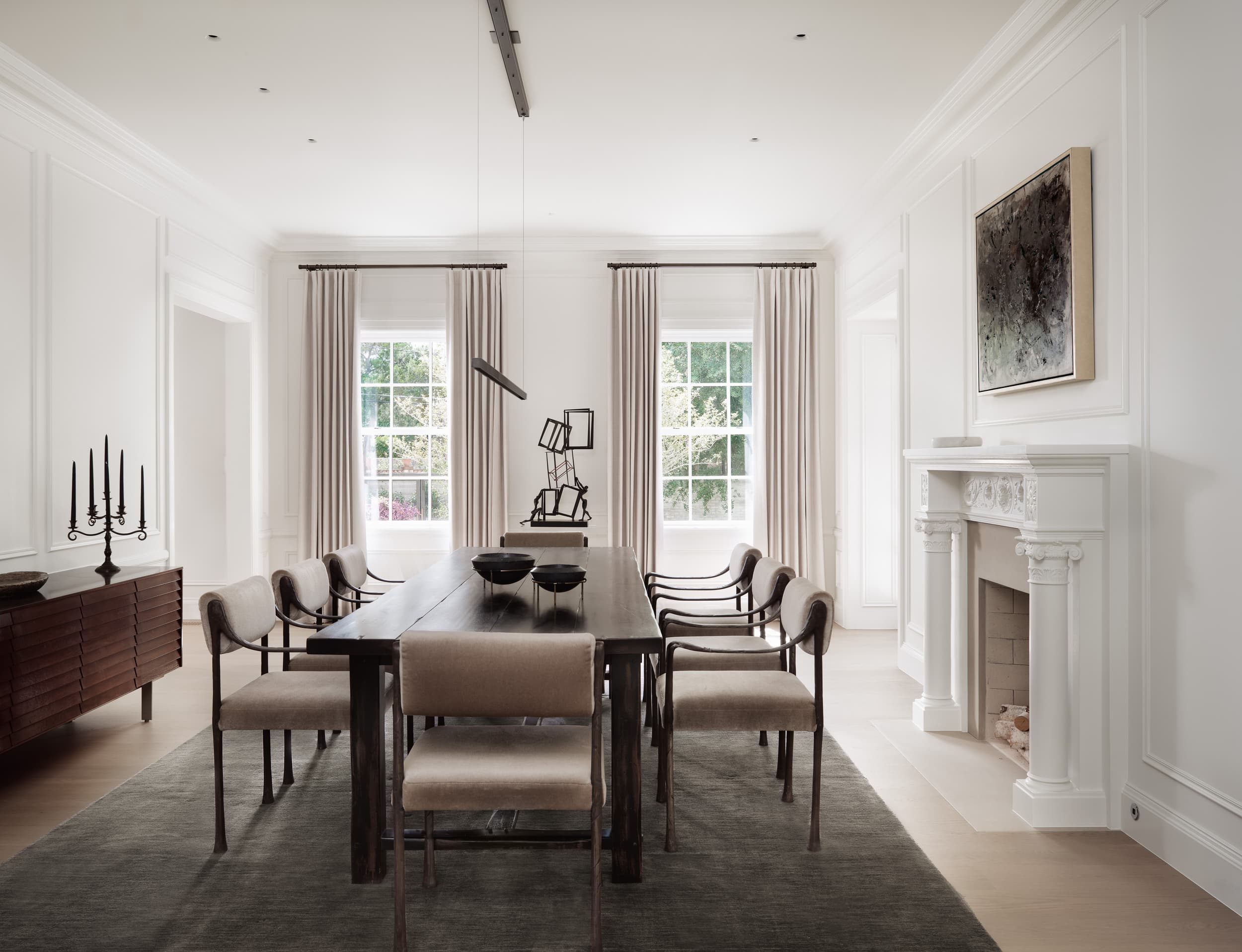 West Lynn Residence - Dining Room; A Parallel Architecture