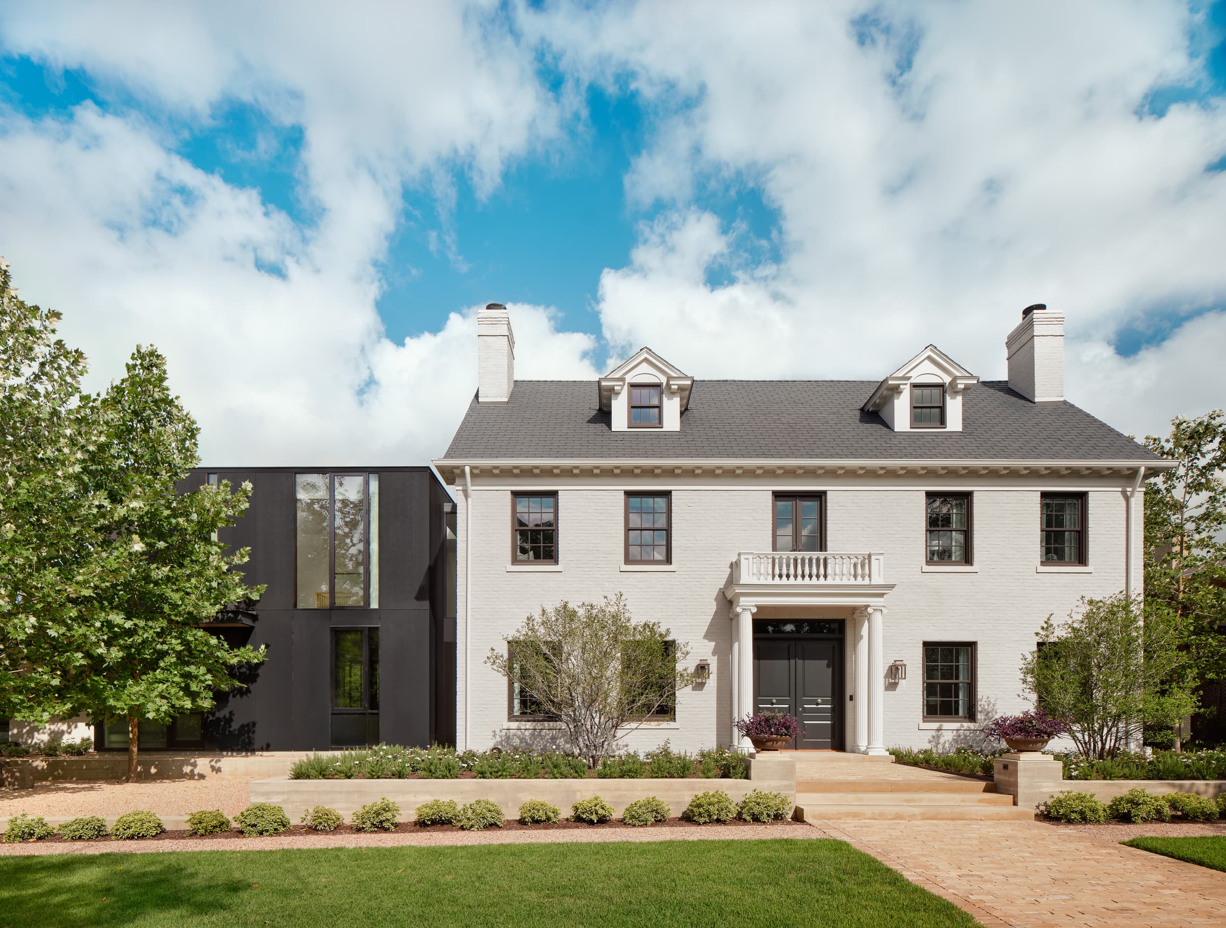 West Lynn Residence - Front Entry; A Parallel Architecture