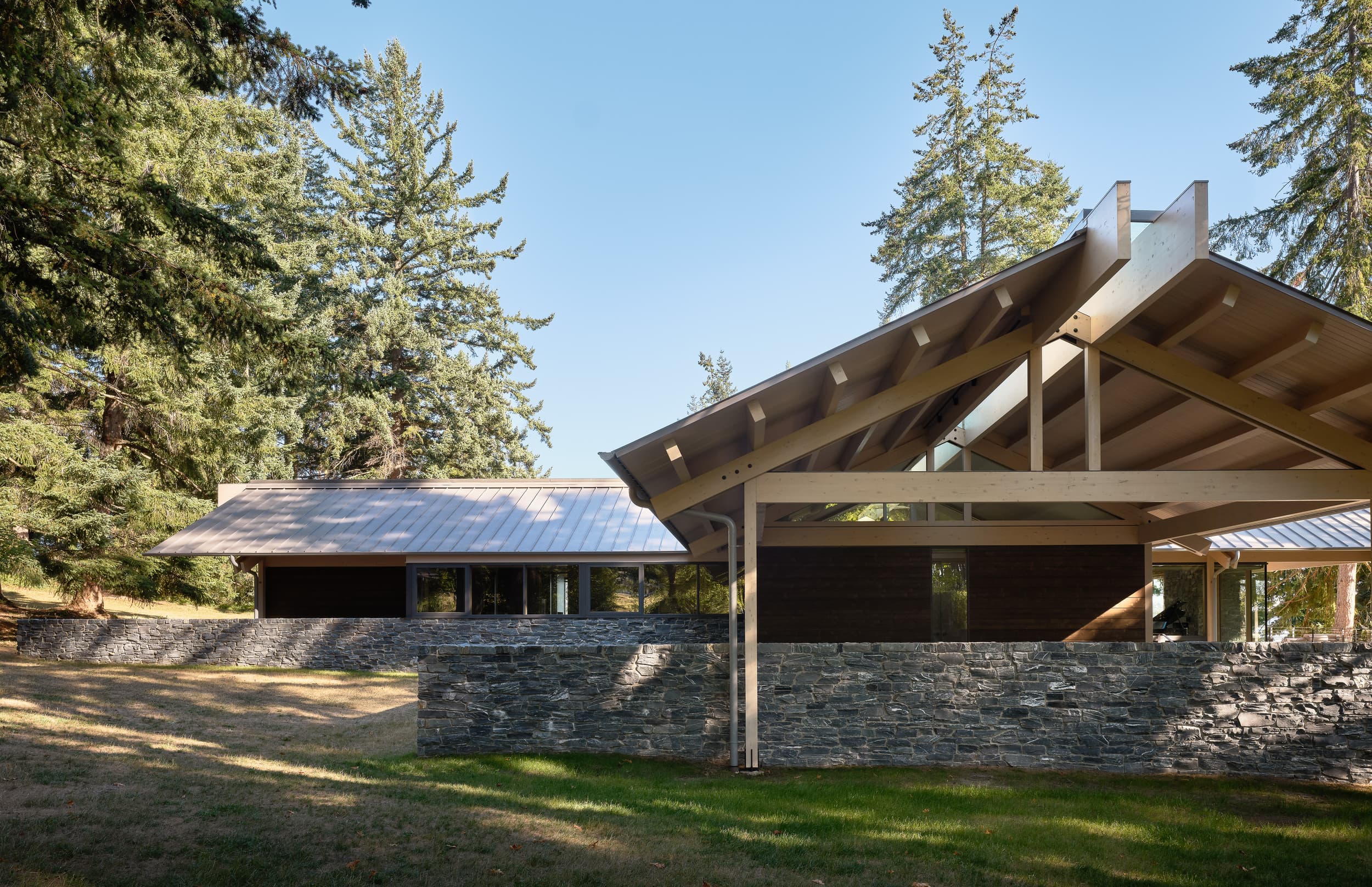 Puget Sound Retreat - Car Port; A Parallel Architecture