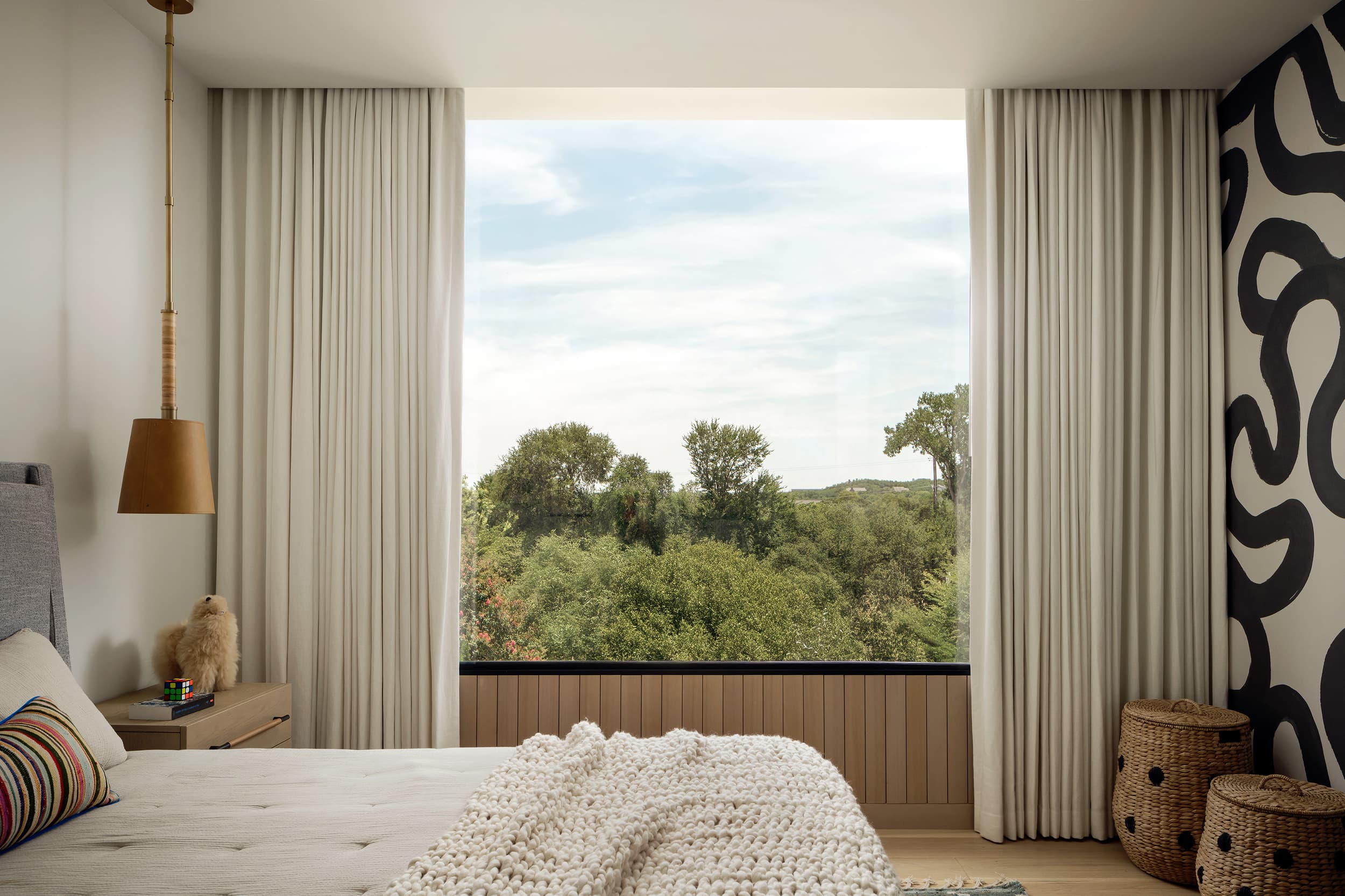 Timberline Residence - Bedroom View; A Parallel Architecture
