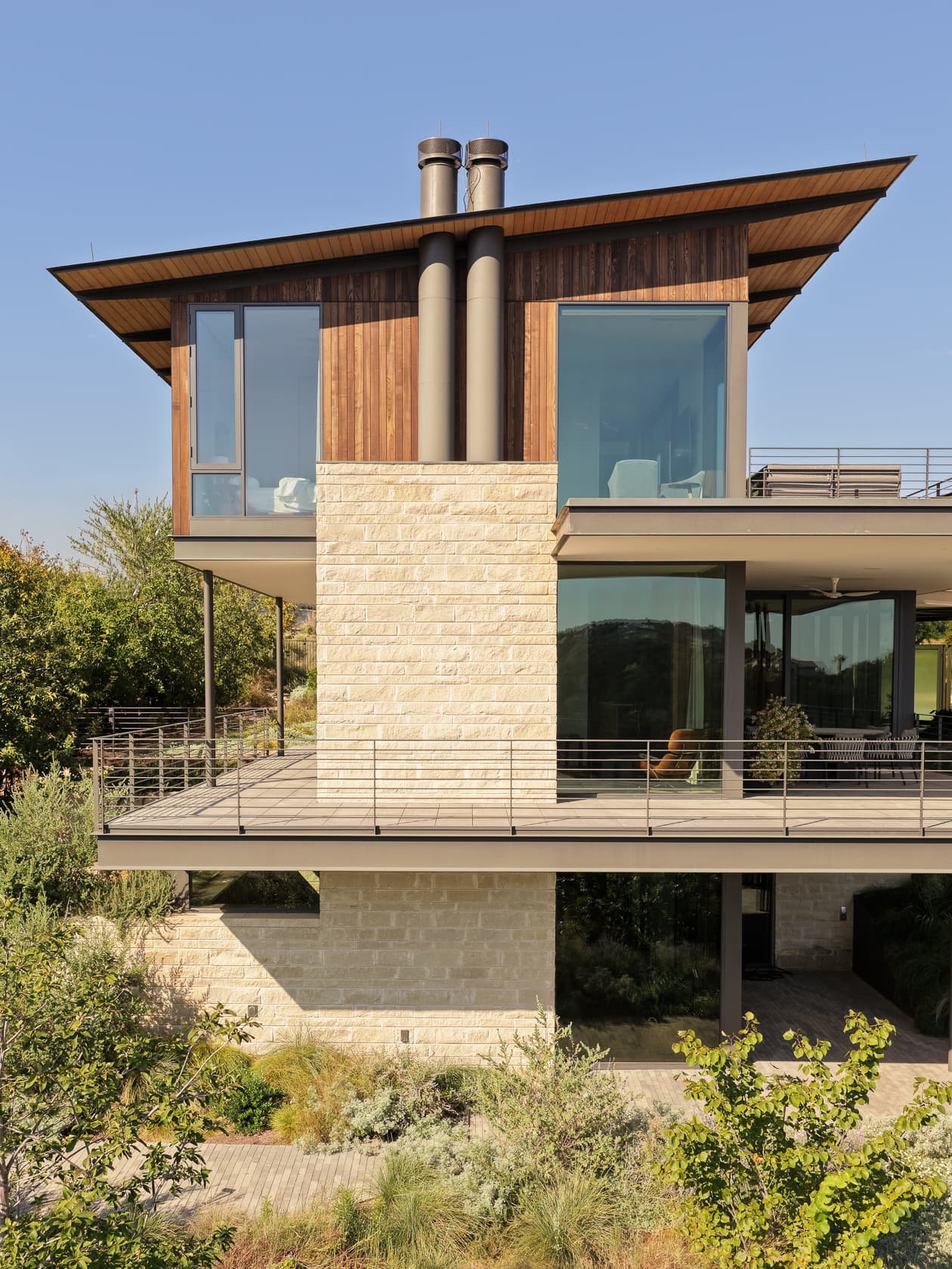 Overlook House - Rear Elevation; A Parallel Architecture
