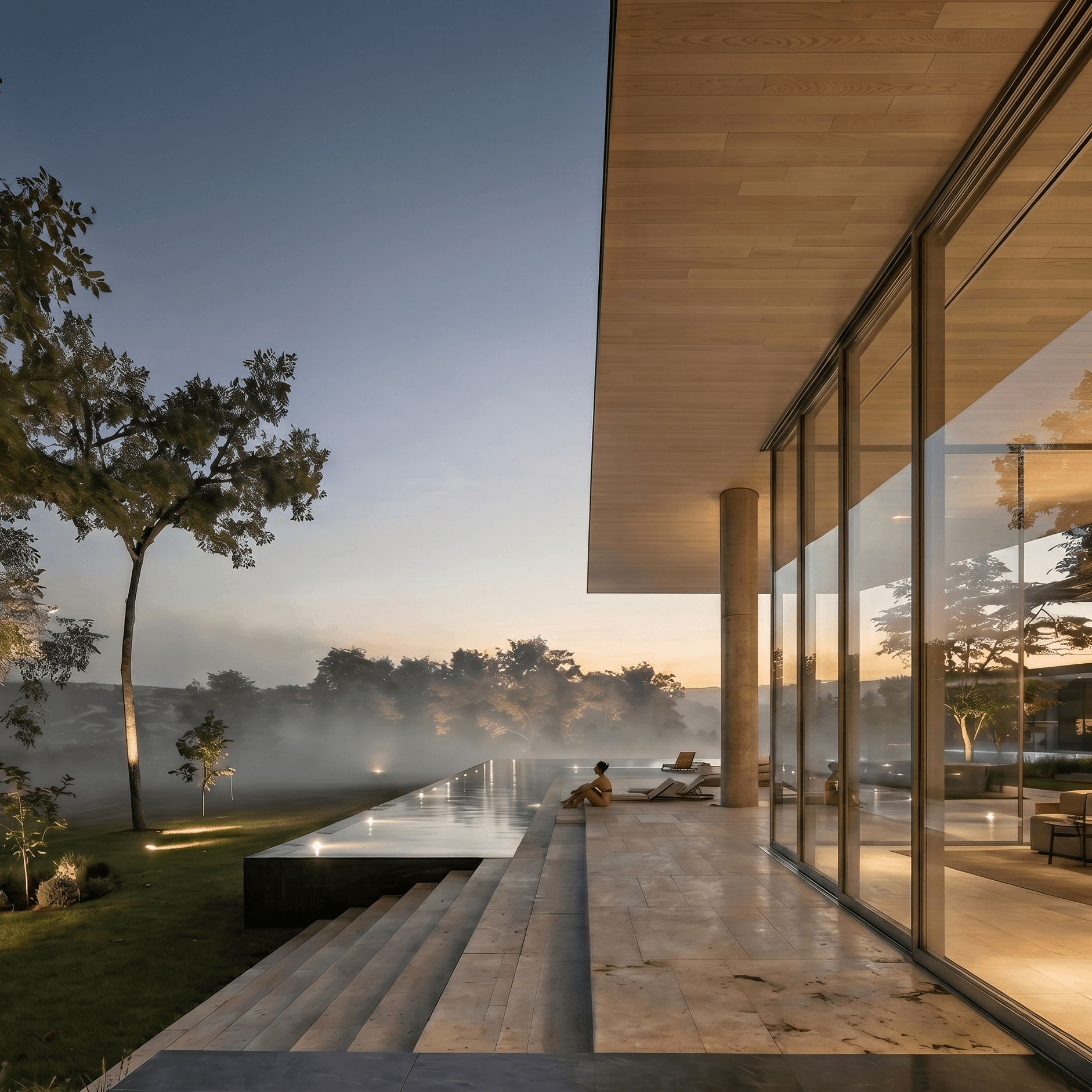 Wild Basin Residence Pool Rendering